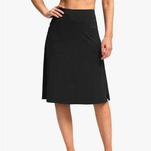 Viodia travel athletic modest midi skort skirt
